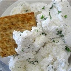 Garlic and Basil Goat Cheese