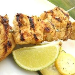 Big M's Barbadian Chicken Skewers