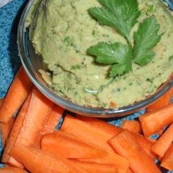 Cilantro Jalapeno Hummus