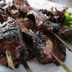 Sweet Teriyaki Beef Skewers