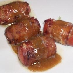 Brown Sugar Bacon Wrapped Weenies