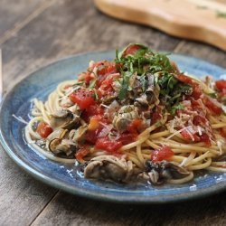 Garlic Oyster Linguini