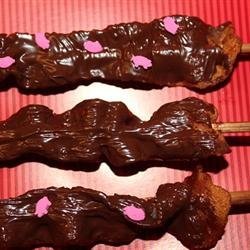 Chocolate Covered Bacon Strips