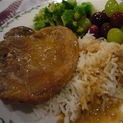 Cream of Mushroom and Soy Sauce Pork Chops