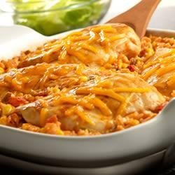 Tex-Mex Chicken and Rice Bake