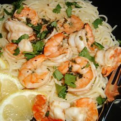 Lemon and Cilantro Shrimp