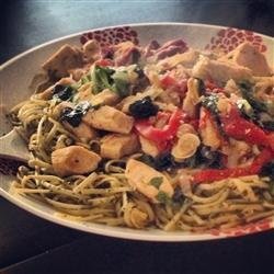 Spence's Pesto Chicken Pasta