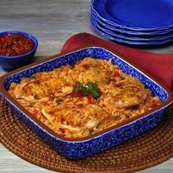 Fiesta Chicken and Rice Bake