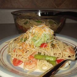 Asparagus Angel Hair Pasta