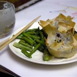 Asparagus and Mushroom Puff Pastry Pie