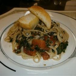 Fire-Roasted Tomato and Spinach Pasta