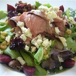 Steak and Spinach Salad