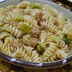 Italian Sausage with Farfalle and Broccoli Rabe