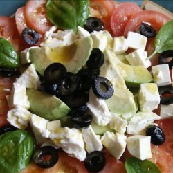 Feta, Avocado and Tomato in Vinaigrette