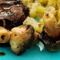 Grilled Marinated Mushrooms