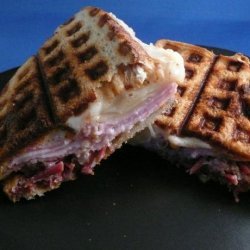 Waffle Iron Reuben Sandwich - Emeril Lagasse