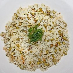 Iraqi Mung Beans and Rice - Mash M'tubuq