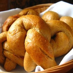 Carrot Molasses Whole Wheat Pretzels