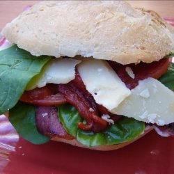 Bacon, Tomato & Parmesan Rolls With Rosemary Mayonnaise