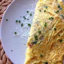 Chard and Cheddar Omelette