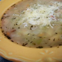 Quick Cabbage and White Bean Soup