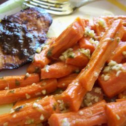 Steamed Carrots With Garlic-Ginger Butter (Weight Watcher Friend