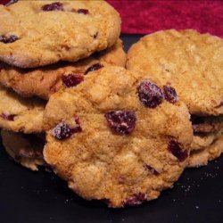 Macadamia Butter/Cranberry Cookies