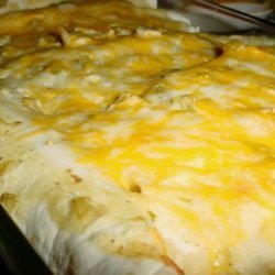 Homemade Chicken Cheese Enchiladas