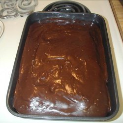 Montezuma's Hot Chocolate Sheet Cake