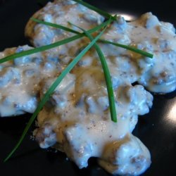 Sausage Gravy and Biscuits