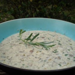 Fresh Mushroom Soup With Tarragon