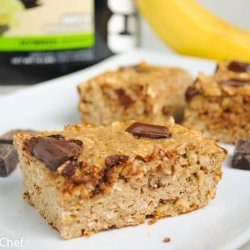 Banana-Oatmeal Bars With Chocolate Chunks