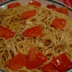 So Easy Ricotta and Fettuccine With Tomatoes