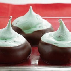 Mint Chocolate Meringues