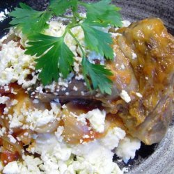 Lamb Shanks with Oregano and Feta