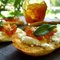 Fig Jam and Goat Cheese Crostini