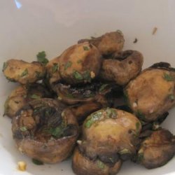 Grilled Mushrooms With Garlic Oil