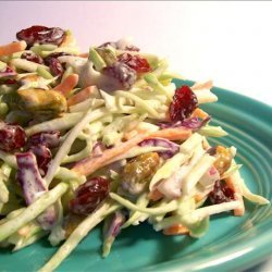 Easy Broccoli-Cranberry Holiday Slaw