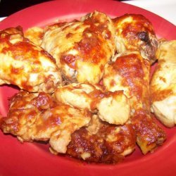 Delicious Oven-Barbecued Chicken Thighs
