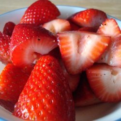 Fresh Strawberries With Limoncello