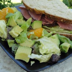 Tangy Avocado Orange Salad