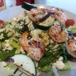 Shrimp Kabob Salad