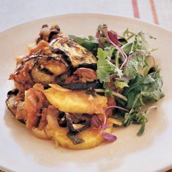 Layered Eggplant and Polenta Casserole