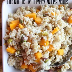 Coconut-Papaya Rice