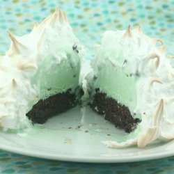 Chocolate Mint Baked Alaska