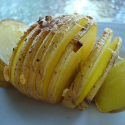 Bay Roasted Fanned Potatoes (Hasselbacks)