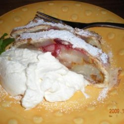 Pear Strudel in Phyllo