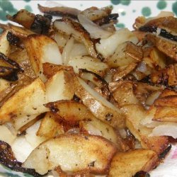 Home Cooked Potatoes and Onions