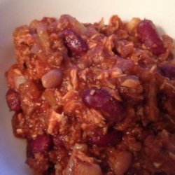Who-Knew???? Ground Beef and Chicken Crock Pot Chili
