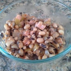 Black-Eyed Peas and Ham Casserole